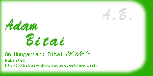 adam bitai business card